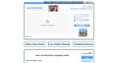 Desktop Screenshot of easyromanian.com
