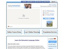 Tablet Screenshot of easyromanian.com